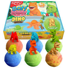 Zimpli Kids üllatusega vannipommid Dino megapakk 6tk pakis.