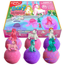 Zimpli Kids vannipomm Unicorn üllatusega megapakk 6 tk pakis.