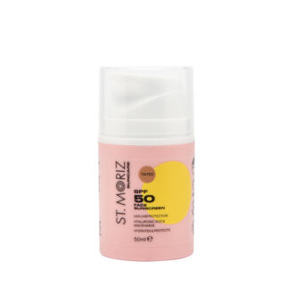St. Moriz Suncare SPF50 tooniv päikesekaitse näokreem UVA UVB 50 ml