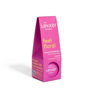 deodorantkreem lillelõhnaga The Lekker Company Feel Floral 30 g