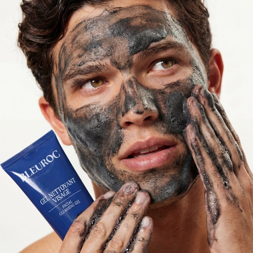 Bleuroc Facial Cleanser – aktiivsöega näopuhastusgeel 100ml - Image 3