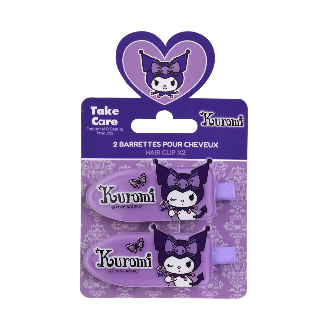Kuromi juukseklambrid 2 tk